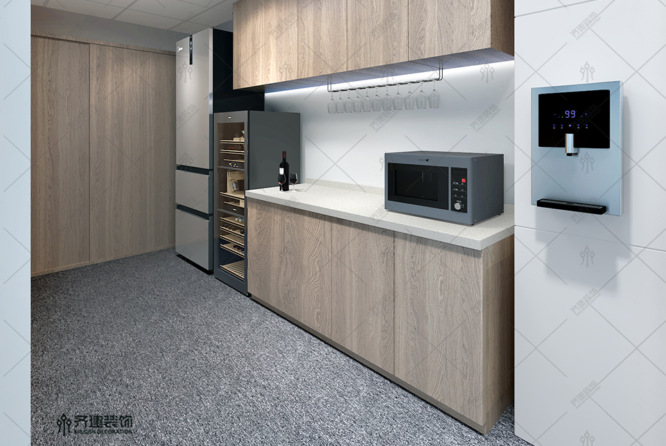 上海菱感電子辦公休息室裝修設計效果圖