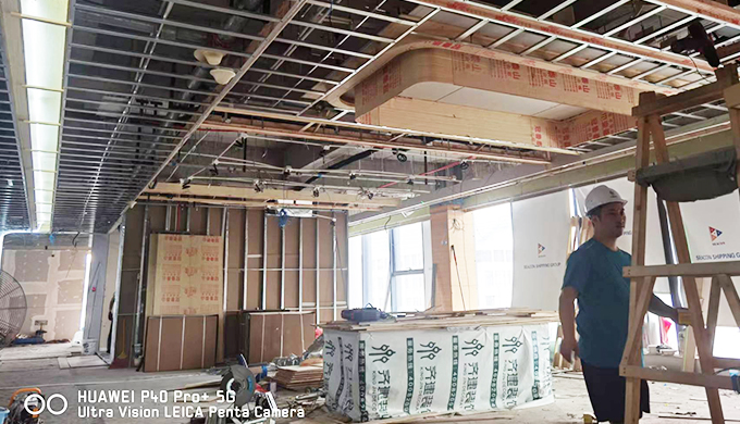 上海徐匯漕河涇錦和中心辦公室裝修現(xiàn)場遠景拍攝 上海徐匯漕河涇錦和中心辦公室裝修現(xiàn)場遠景拍攝