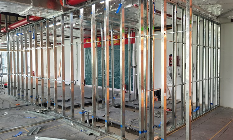 閔行外企海道爾夫實驗室辦公室施工現場