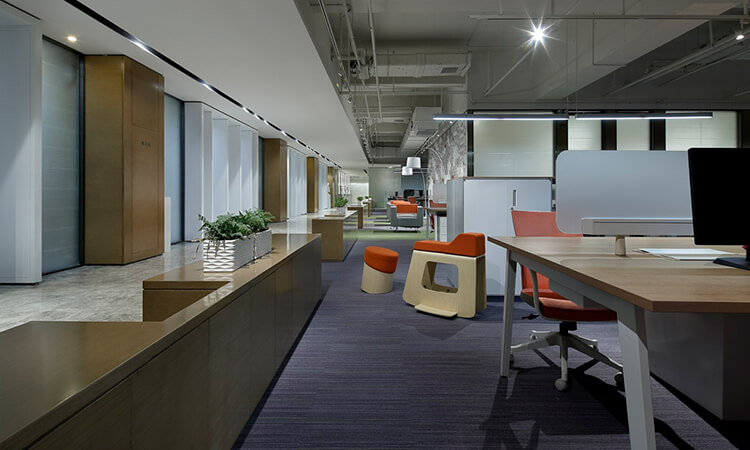  辦公室空間設計效果圖