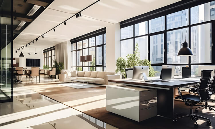 小型上海輕奢辦公室裝修環境