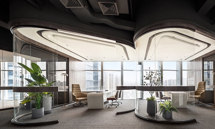 上海現代輕奢辦公室裝修風格