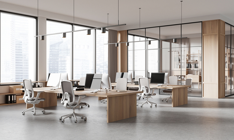上海現(xiàn)代風(fēng)辦公室裝修設(shè)計(jì)中的工位辦公桌運(yùn)用和種類(lèi)
