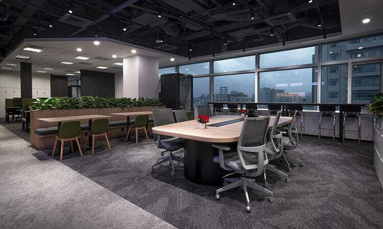 辦公室大廳全案設計效果 辦公室大廳全案設計效果