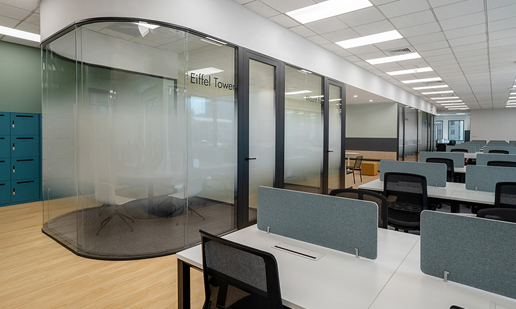 辦公室工位布局效果