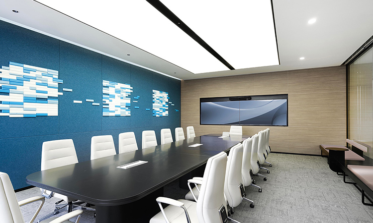 氣派的會(huì)議室完工照 氣派的會(huì)議室完工照