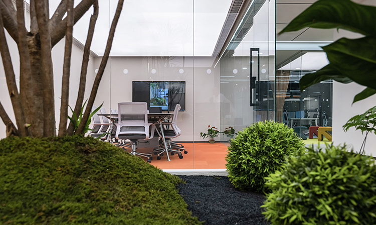 辦公室裝修公司接待室