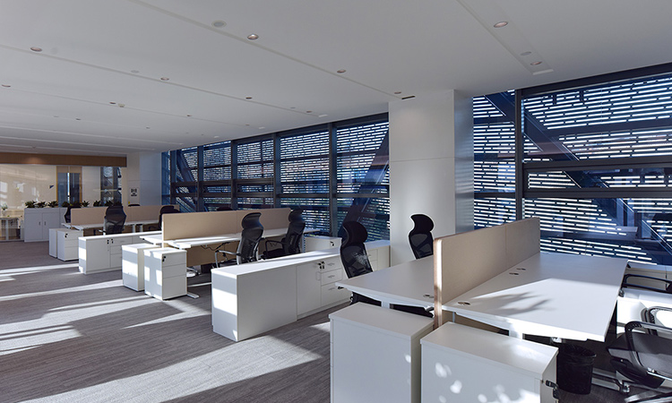 無隔斷員工辦公區 無隔斷員工辦公區