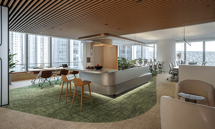 上海市區370平辦公室裝修費用