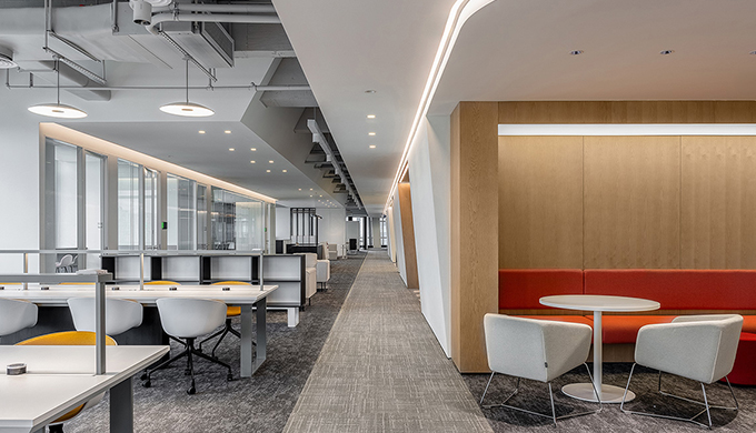 某上海品牌辦公室員工區