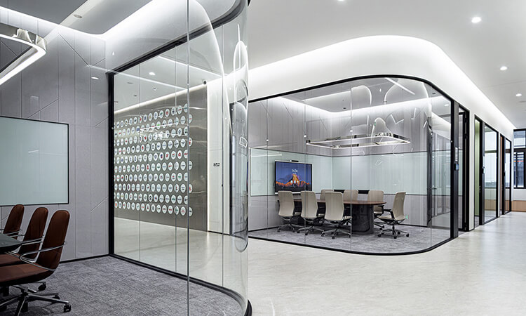 玻璃封頂隔斷辦公室